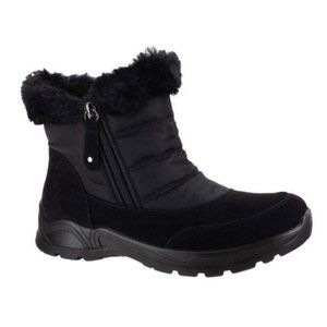 Easy Street FROSTY Black Round Toe Water Proof Size 6 Women's Snow Winter Boot